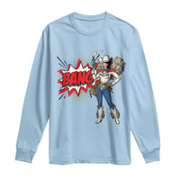 Funny Bang Cowgirl Long Sleeve Shirt Western Country Music Cowboy Rodeo - Wonder Print Shop