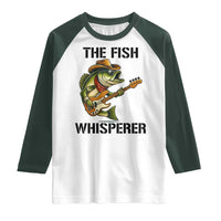 Funny Bass Fishing Raglan Shirt The Fish Whisperer Fisherman Humor - Wonder Print Shop