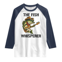 Funny Bass Fishing Raglan Shirt The Fish Whisperer Fisherman Humor - Wonder Print Shop