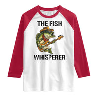 Funny Bass Fishing Raglan Shirt The Fish Whisperer Fisherman Humor - Wonder Print Shop