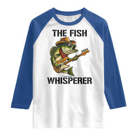 Funny Bass Fishing Raglan Shirt The Fish Whisperer Fisherman Humor - Wonder Print Shop