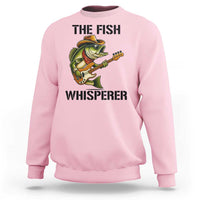 Funny Bass Fishing Sweatshirt The Fish Whisperer Fisherman Humor - Wonder Print Shop