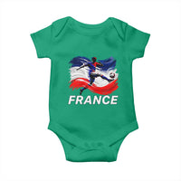 France Soccer Football Fan French Flag Baby Onesie