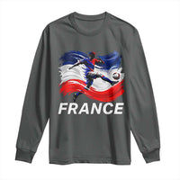 France Soccer Football Fan French Flag Long Sleeve Shirt