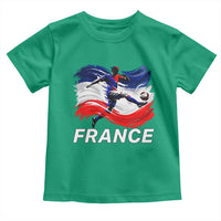 France Soccer Football Fan French Flag Toddler T Shirt