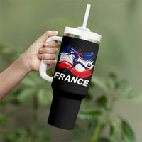 France Soccer Football Fan French Flag Tumbler With Handle