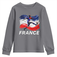 France Soccer Football Fan French Flag Youth Sweatshirt