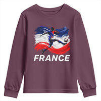 France Soccer Football Fan French Flag Youth Sweatshirt
