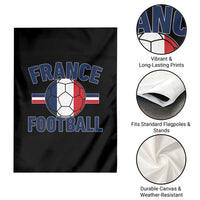 French Flag France Soccer Football Fan Garden Flag