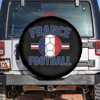 French Flag France Soccer Football Fan Spare Tire Cover