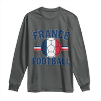 French Flag France Soccer Football Fan Long Sleeve Shirt
