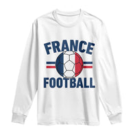 French Flag France Soccer Football Fan Long Sleeve Shirt