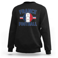 French Flag France Soccer Football Fan Sweatshirt