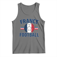 French Flag France Soccer Football Fan Tank Top