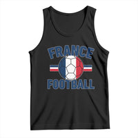 French Flag France Soccer Football Fan Tank Top