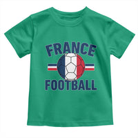 French Flag France Soccer Football Fan Toddler T Shirt