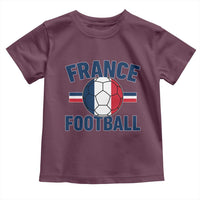 French Flag France Soccer Football Fan Toddler T Shirt