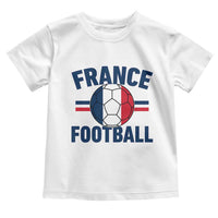 French Flag France Soccer Football Fan Toddler T Shirt