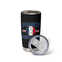 French Flag France Soccer Football Fan Tumbler Cup