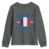 French Flag France Soccer Football Fan Youth Sweatshirt