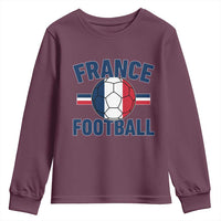 French Flag France Soccer Football Fan Youth Sweatshirt