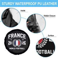 France Soccer Fan French Flag Patriotic Sports Spare Tire Cover
