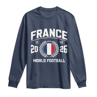 France Soccer Fan French Flag Patriotic Sports Long Sleeve Shirt
