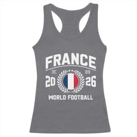 France Soccer Fan French Flag Patriotic Sports Racerback Tank Top
