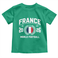 France Soccer Fan French Flag Patriotic Sports Toddler T Shirt