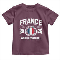 France Soccer Fan French Flag Patriotic Sports Toddler T Shirt