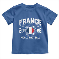 France Soccer Fan French Flag Patriotic Sports Toddler T Shirt