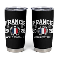 France Soccer Fan French Flag Patriotic Sports Tumbler Cup