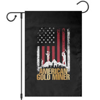 Gold Miner Patriotic American Flag Garden Flag - Wonder Print Shop