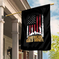 Gold Miner Patriotic American Flag Garden Flag - Wonder Print Shop