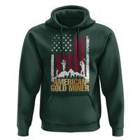 Gold Miner Patriotic American Flag Hoodie - Wonder Print Shop