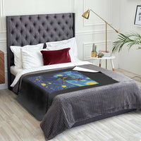 Gold Miner Starry Night Van Gogh Throw Blanket - Wonder Print Shop
