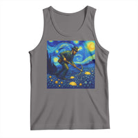 Gold Miner Starry Night Van Gogh Tank Top - Wonder Print Shop