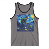Gold Miner Starry Night Van Gogh Tank Top - Wonder Print Shop