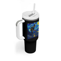 Gold Miner Starry Night Van Gogh Tumbler With Handle - Wonder Print Shop