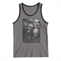 Bigfoot UFO Selife Tank Top Sasquatch Ailen Rock On Hand Christmas - Wonder Print Shop