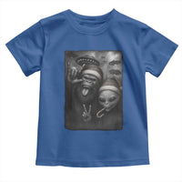 Bigfoot UFO Selife Toddler T Shirt Sasquatch Ailen Rock On Hand Christmas - Wonder Print Shop