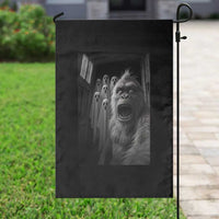 Funny Bigfoot Selfie Halloween Garden Flag Sasquatch Ghost Haunted House - Wonder Print Shop