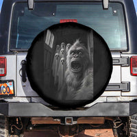 Funny Bigfoot Selfie Halloween Spare Tire Cover Sasquatch Ghost Haunted House - Wonder Print Shop
