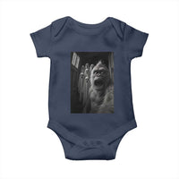 Funny Bigfoot Selfie Halloween Baby Onesie Sasquatch Ghost Haunted House - Wonder Print Shop