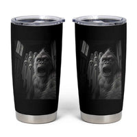 Funny Bigfoot Selfie Halloween Tumbler Cup Sasquatch Ghost Haunted House - Wonder Print Shop