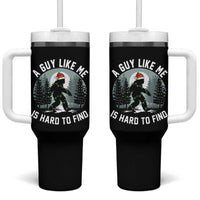Funny Bigfoot Christmas Tumbler With Handle A Guy Like Me Is Hard To Find - Wonder Print Shop