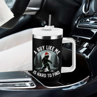 Funny Bigfoot Christmas Tumbler With Handle A Guy Like Me Is Hard To Find - Wonder Print Shop