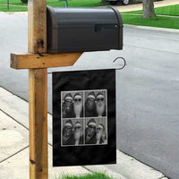 Funny Bigfoot Photobooth Christmas Garden Flag Sasquatch Santa Claus Xmas - Wonder Print Shop