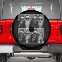 Funny Bigfoot Photobooth Christmas Spare Tire Cover Sasquatch Santa Claus Xmas - Wonder Print Shop