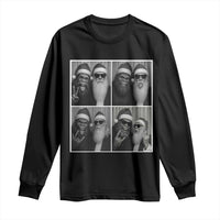 Funny Bigfoot Photobooth Christmas Long Sleeve Shirt Sasquatch Santa Claus Xmas - Wonder Print Shop